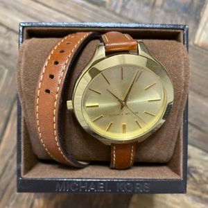 Slim Runway Double-Wrap Women's Watch Michael Kors